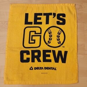 Milwaukee Brewers "Let's Go Crew" Playoff Rally Towel